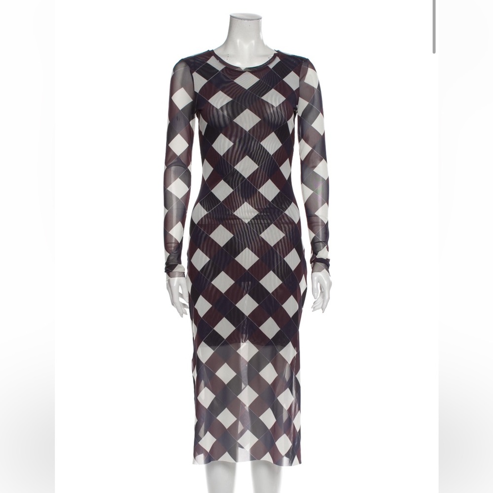 Baum Und Pferdgarten Checkered Mesh Dress size XS